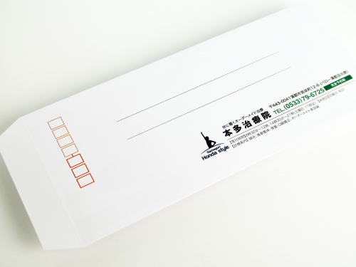 A4の書類を三つ折りにして入れられる、最もポピュラーな長3封筒。